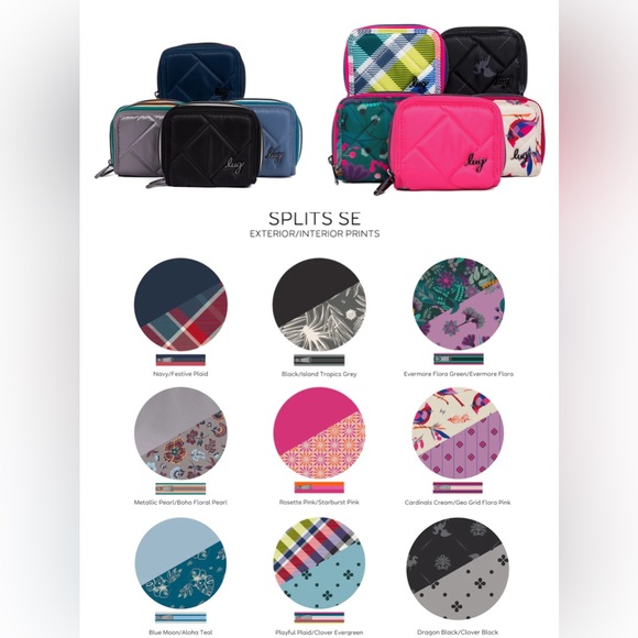 Lug Splits SE RFID Wallet NWT Black - Picture 3 of 16